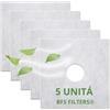 BFS Filters Pacco di 5 filtri di Ricambio compatibili con Ventilatore Helios Elf/ELSN 00939 ELS, Filtro d'Aria, Filtro Antipolvere, Dimensioni 160x160 mm, Ø42 mm, Filtro G2