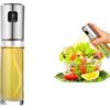 topolenashop Spruzzatore Olio 100ml in Vetro - Dispenser Spray Antigoccia per Friggitrice ad Aria, Griglia, Insalate - Oliera Riutilizzabile per Olio, Aceto, Limone, Salsa di Soia - Accessorio Cucina Elegante