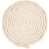 Xyvor Cordoncino Di Cotone, 15 Mm X 5 M Corda Macrame Intrecciato, Corda Intrecciata, Corda In Cotone, Cordone Intrecciato, Corde Di Cotones Per Bricolage Fai Da Te, Appendere A Parete, Ganci Per Piante