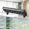 Pawfly Raffreddatore per acquari, raffreddatore per acquari Silenzioso, Ventilatore per acquari con velocità Regolabile e Timer, raffreddatore d'Acqua per terrari per vasche Fino a 100 cm (4 ventole)