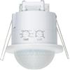 SEBSON Sensore Movimento Esterno da Incasso - Campo di Rilevamento 20m/360° - Montaggio a Soffitto, Sensore PIR programmabile 3 Fili