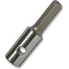 WERHE Adattatore WERHE HEX per trivella da terra - Adattatore esagonale in acciaio per trapani a batteria - Compatibile con trivelle per pali 40-200mm