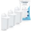 Wessper Cartucce Filtro Acqua per Macchina da Caffè Automatica 3 Pezzi - Ricambio per Brita Intenza TZ70003/TCZ7003 - Compatibile Serie Siemens EQ3 EQ5 EQ6 EQ9, Bosch, Neff, Gaggenau