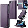 Rerzoiro Cover per iPhone SE 2022/SE 2020/iPhone 8/iPhone 7 Custodia Portafoglio [Blocco RFID] Premium Pelle PU Wallet Case Flip Libro con Supporto Flip Case per iPhone 8/7/SE 2022/2020, Viola