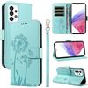 Bravoday Cover per Samsung Galaxy A53 5G, Custodia in PU Pelle Portafoglio Flip Schede con Slot per Carte, Magnetica Antiurto Cover per Galaxy A53 5G, Verde