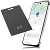 Wowfast - Localizzatore per portafoglio per Android, carta di tracciamento intelligente ricaricabile senza fili, sottile carta tracker per portafoglio compatibile con Google Trova il mio dispositivo
