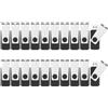 KEXIN Chiavetta USB 8GB 20 Pezzi Pennetta Girevole Chiavette USB 2.0 Unità Memoria Flash per Archiviazione Dati con Luce LED Nero