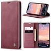 Phernykas Custodia a Libro Portafoglio per Apple iPhone 16e/17e, Cover Flip in Ecopelle con Porta Carte, Chiusura Magnetica e Protezione Anticaduta, Custodia Telefono Libretto, Vion-rosso