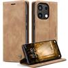Monweicz Cover Compatibile con Redmi Note 13 4G, Custodia Portafoglio con Slot per Scheda, Protezione Completa Premium in Pelle PU, Flip Libro Magnetica Redmi Note 13 4G, Marrone
