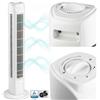 BAKAJI Ventilatore a Torre Colonna Oscillante 45W Alto 78 cm 3 Velocita Torretta Bianco
