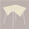 LUCGEL SRL 25 Pz Tovaglia in Carta Airlaid Mono Fabric Avorio 100x100 cm