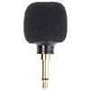 Topiky Microfono per cellulare, 3,5 mm Nero Mini microfono wireless portatile per registrazione su cellulare per lezioni, lezioni, Karaoke, Guida turistica(Spina monoaurale)