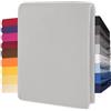 CelinaTex Lucina lenzuolo elasticizzato topper spessori per letto contenitore cotone 180x200-200x200 cm grigio argento