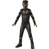 RUBIE'S Avengers - Costume ufficiale Black Panther per bambini classico Black Panther - Taglia 7-8 anni - Costume da supereroe per bambini Marvel con tuta e maschera, ideale per carnevale