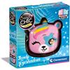 Clementoni Crazy Chic - Lovely Eyeshadows Orso, Trucchi per Bambini 6+ Anni, Trousse Portatile con Ombretti Lavabili con Acqua e Applicatore, Idea Regalo Collezionabile, 18820