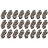 Gdfnmogo 24 maglie per catena per motosega da 3/8 con cinghie preimpostate e leganti, parti di ricambio in metallo calibro 0,050 e 0,058, compatibili con i tipi Oregon #72/#73, Carlton AE1/A1L/A2,