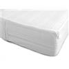 Generico Coprimaterasso con Cerniera, Fodera Materasso con Cerniera, per letto Matrimoniale, in Cotone Damascato, tessuto sanforizato aster (Bianco, 1 Piazza e Mezza 130x200)
