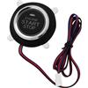 OTOTEC 12V Pulsante di avviamento e arresto senza chiave per motore di auto 40,8 x 10 mm per auto, SUV, camion con filo