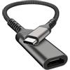 Vancle Adattatore da USB C a HDMI, Type C HDMI Convertitore 4K Thunderbolt 3/4, Compatibile con Laptop MacBookPro/Air, iPhone 15 16 Pro/Max, Samsung GalaxyS8-S23, Surface,Ipad Pro (30HZ)