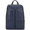 PIQUADRO Ronnie, Zaino Porta PC Uomo, Blu, 14