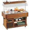 TECFRIGO Isola buffet espositiva - Statica - Cm 142.2 x 75 x 152,8 h