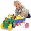 BABY SMILE Trattore Con Animali - Farm Tractor