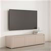 LBSIGN Mobile TV Da Terra 3 Ante 170x40x40 Design Moderno Lehman Sabbia