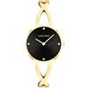 Calvin Klein Orologio Con Movimento Al Quarzo A Due Lancette da Donna Collezione SCULPTED EMBRACE con Bracciale Rigido in Acciaio Inossidabile di Colore Dorato - 25100059, Gold