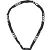 AXA Rigid RCC 120 - Lucchetto a catena con codice - 120 cm - Maglia in acciaio 3,5 mm - Livello di sicurezza 3 - Custodia protettiva - Nero