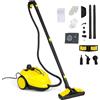SOARS Potente Pulitore a Vapore 2000W, 15 Accessori, Pressione Massima 5 Bar, Temperatura 160℃, Riscaldamento Rapido 8 Minuti, Serbatoio 1,8L, per Pavimenti, Divani, Cucina, Superficie 108 m² (Giallo)