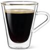 Bormioli Luigi 10.5 cl - Thermic Glass Tazzina Caffé in Vetro Borosilicato - Set 2 Pezzi