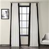 HPD Half Price Drapes PRCT-VC1716-84-FP Tenda plissettata verticale a blocchi di colore (1 pannello), 63 x 213 cm, popcorn freschi e nero