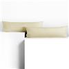 DecoKing Set di 2 federe 20 x 145 * 2 cm, jersey 100% cotone pettinato, chiusura a cerniera Beige Amber