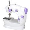 LetCart 202 Macchina da cucire portatile Mini Macchina da cucire elettrica domestica Piccola Macchina da cucire a doppio filo a 2 velocità con pedale