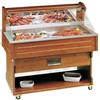 TECFRIGO Isola espositiva per pesce - Struttura in legno - cm 142.2 x 75 x 128.5h