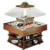 TECFRIGO Isola espositiva per pesce - cm 140 x 140 x 171h