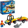 LEGO 60286 City Great Vehicles ATV di soccorso balneare