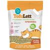 Leopet Tofulett Lettiera al Tofu per Gatti Agglomerante in Pellet Naturale e Inodore 10Lt