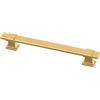 Franklin Brass Adjusta-Pull Bordo smussato (confezione da 5) Maniglie per armadietti da 3,5 cm a 16,5 cm foro a foro moderno oro per armadio da cucina maniglie per cassetti hardware per cassettiere
