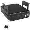 VEVOR Cassetto Estraibile Sotto Scrivania 365 x 335 x 185 mm Organizzatore Nascosto per Riporre Oggetti sulla Scrivania, Cassetto Portapenne Bloccabile Sotto Tavolo, per Postazioni di Lavoro, Nero
