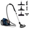 Philips Domestic Appliances Philips PowerPro Expert Aspirapolvere Senza Sacco, Motore Potente da 900W, Filtro HEPA Allergy Lock, TriActive+ per Pavimenti e Tappeti, Blu (FC9745/09)