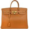 Hermès Pre-Owned - Borsa a mano Birkin 40 2001 - unisex - pelle di vitello - Taglia unica - Marrone