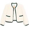 CHANEL Pre-Owned - Giacca a maniche lunghe 1994 - Donna - alpaca/cotone/seta - 42 - Toni neutri