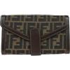 Fendi Pre-Owned - Portafoglio con monogramma Zucca 1990-2000 - unisex - tela/pelle - Taglia unica - Marrone