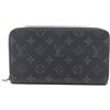 Louis Vuitton Pre-Owned - Portafoglio Monogram Eclipse Zippy Organizer 2021 - Uomo - PVC - Taglia unica - Nero