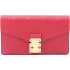 Louis Vuitton Pre-Owned - Portafoglio con monogramma goffrato 2019 - Donna - pelle di vitello - Taglia unica - Rosso