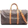Louis Vuitton Pre-Owned - Borsa da viaggio Keepall Bandouliere 50 con monogramma anni '90 - unisex - PVC - Taglia unica - Marrone