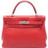 Hermès Pre-Owned - Borsa a tracolla Kelly II Retourne 32 in pelle Clemence 2015 - Donna - pelle di vitello - Taglia unica - Rosso