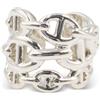 Hermès Pre-Owned - Anello Chaîne d'Ancre Enchene anni 2010 - Donna - argento - 52