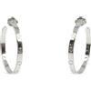 Cartier - Orecchini a cerchio Love in oro bianco 18 carati anni 2010 - Donna - oro bianco 18kt - Taglia unica - Argento